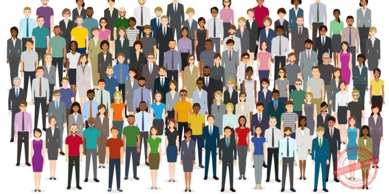 Large group of people.
Created with adobe illustrator.